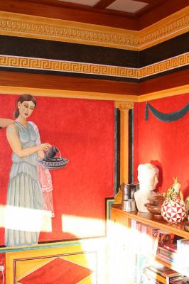 "Pompeiian Dining Room" - Other by Katja Morrison, an artist from Hawke's Bay, New Zealand.